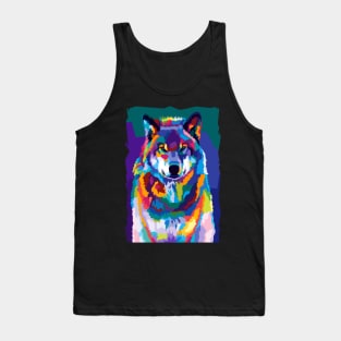 Wolf Wpap Art Tank Top